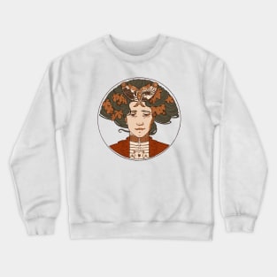 Canada Spirit Art Nouveau (for bright shirts) Crewneck Sweatshirt